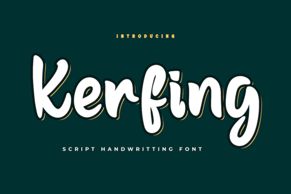 Kerfing Font - Featured Image