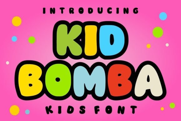 Kid Bomba Font - Featured Image