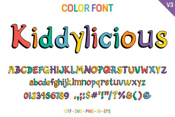 Kiddylicious V3 Font - Featured Image