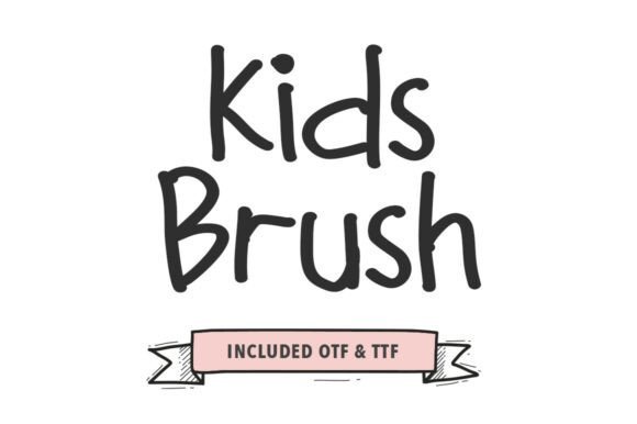 Kids Brush Font - Featured Image