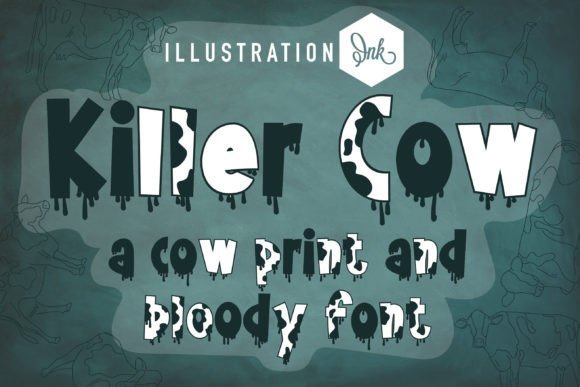 Killer Cow Font - Featured Image