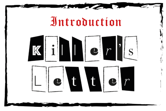 Killer's Letter Font - Featured Image
