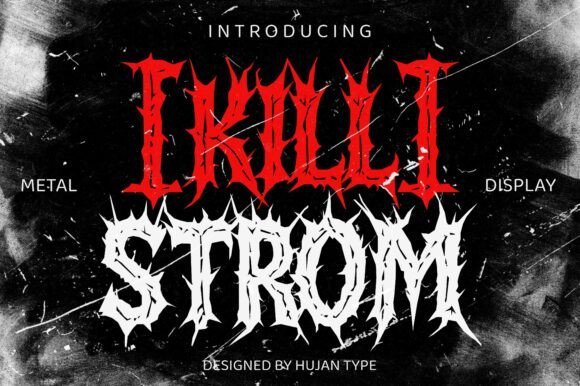 Killstrom Font - Featured Image