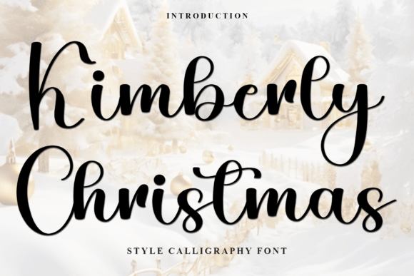 Kimberly Christmas Font - Featured Image