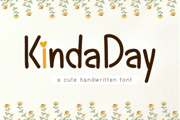 Kinda Day Font - Featured Image