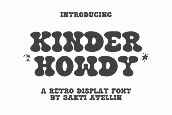 Kinder Howdy Font - Featured Image