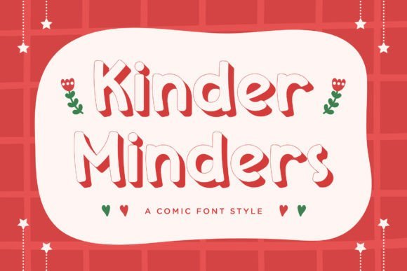 Kinder Minders Font - Featured Image