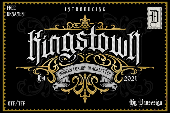 Kingstown Font - Featured Image