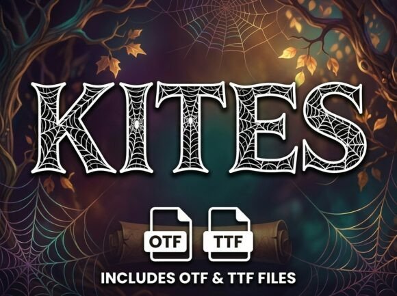 Kites Font - Featured Image