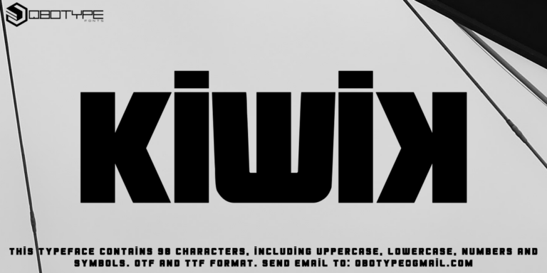 Kiwik Font - Featured Image