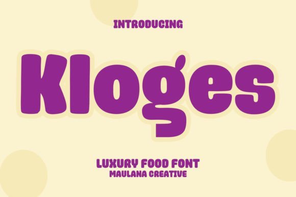 Kloges Font - Featured Image