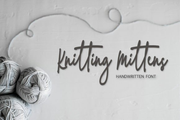 Knitting Mittens Font - Featured Image