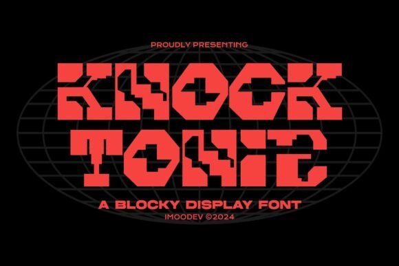 Knock Tonic Font - Featured Image