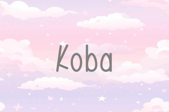 Koba Font - Featured Image