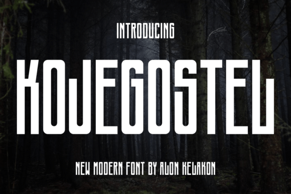 Kojegostel Font - Featured Image