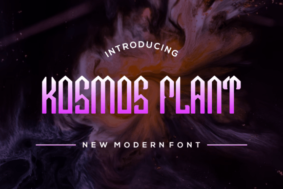 Kosmos Plant Font - Featured Image