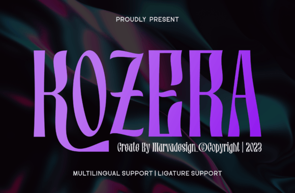 Kozera Font - Featured Image
