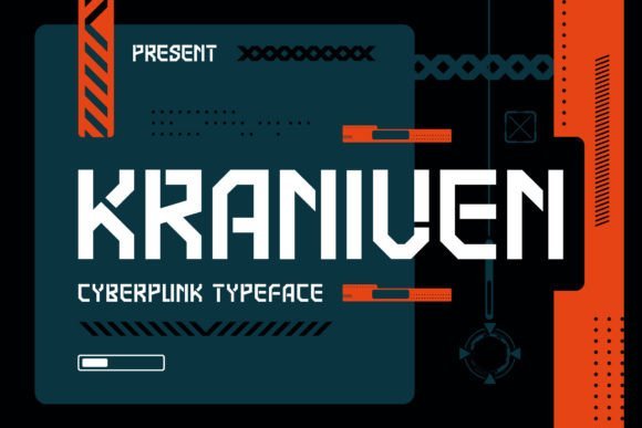 Kraniven Font - Featured Image