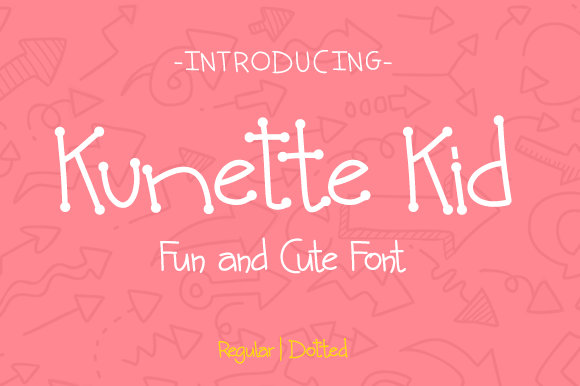Kunette Kid Font - Featured Image