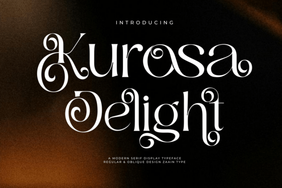 Kurosa Delight Font - Featured Image