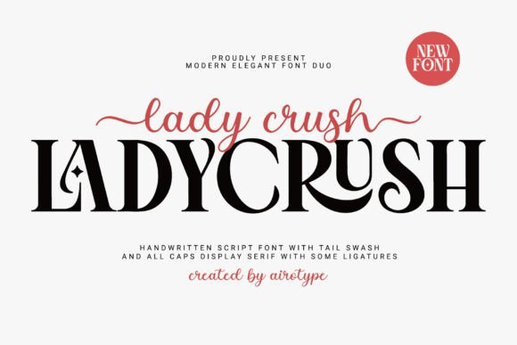 Lady Crush Font - Featured Image