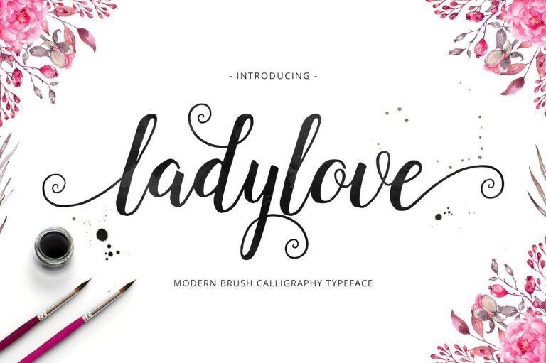 Lady Love Font - Featured Image