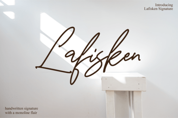 Lafisken Font - Featured Image