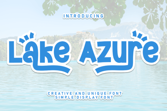Lake Azure Font - Featured Image