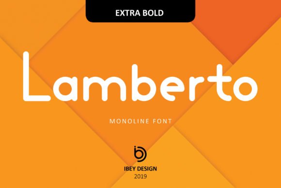 Lamberto Extra Bold Font - Featured Image