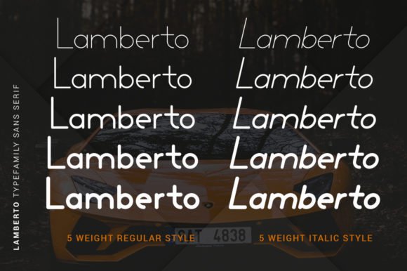 Lamberto Family Font - Featured Image