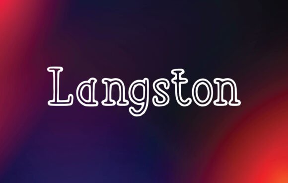 Langston Font - Featured Image