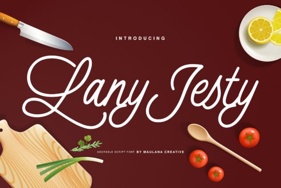 Lany Jesty Script Font - Featured Image