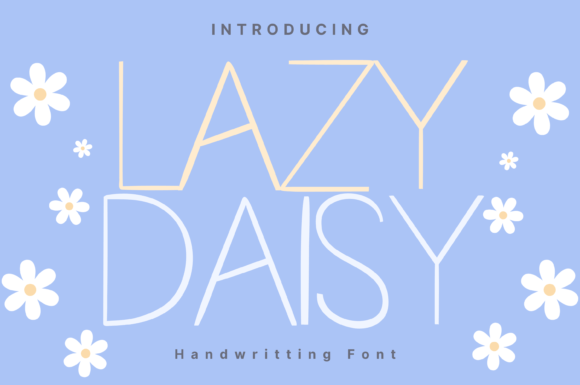 Lazy Daisy Font - Featured Image