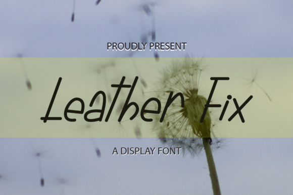 Leather Fix Font - Featured Image