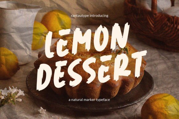 Lemon Dessert Font - Featured Image