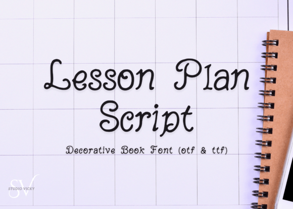 Lesson Plan Script Font - Featured Image