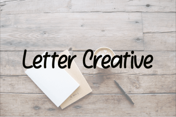 Letter Creative Font - Featured Image