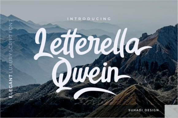 Letterella Qwein Font - Featured Image