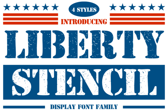 Liberty Stencil Font - Featured Image