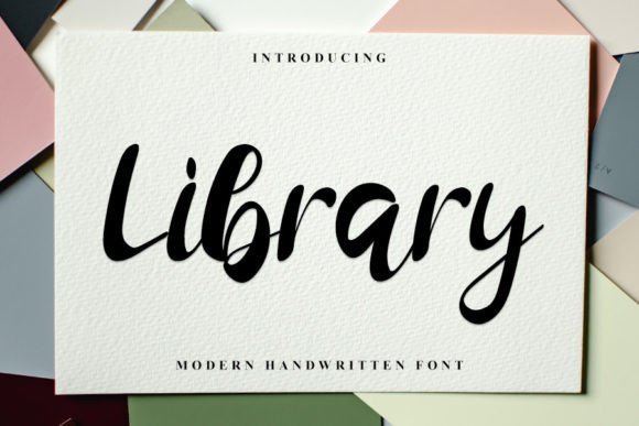 Library Font - Featured Image