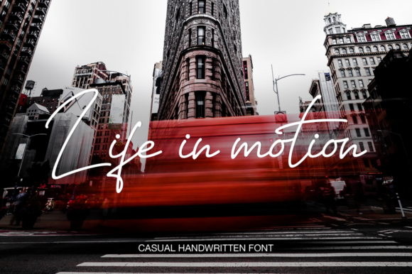 Life in Motion Font - Featured Image