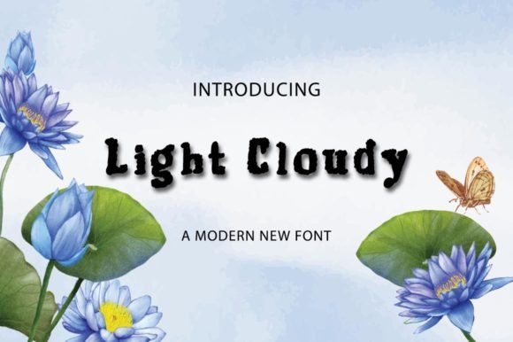 Light Cloudy Font - Featured Image