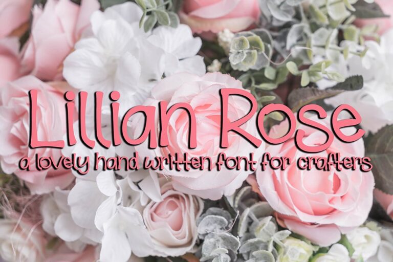 Lillian Rose Font - Featured Image
