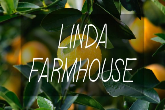 Linda Farmhouse Font - Featured Image