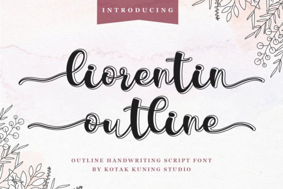 Liorentin Outline Font - Featured Image