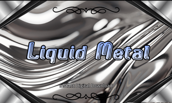 Liquid Metal Font - Featured Image