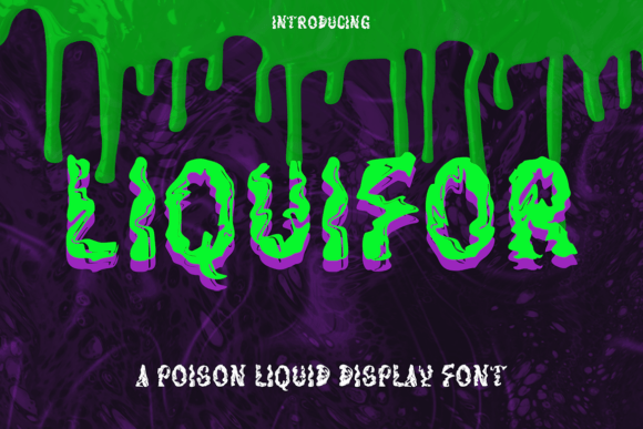 Liquifor Font - Featured Image