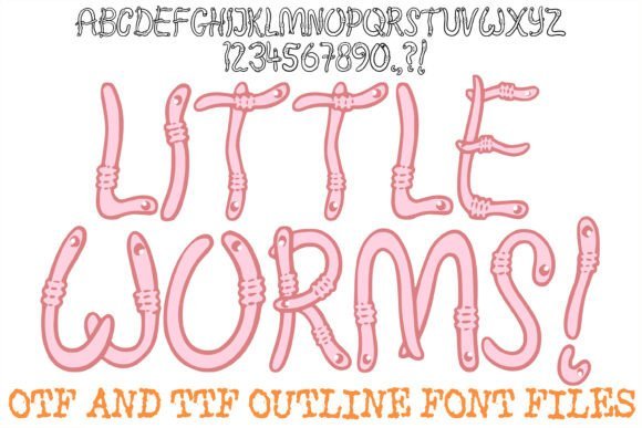 Little Worms Font - Featured Image