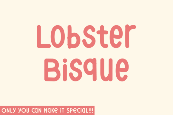 Lobster Bisque Font - Featured Image