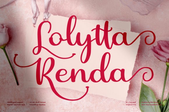 Lolytta Renda Font - Featured Image